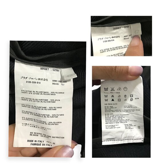 Miu Miu Fall Winter 2007 Black Belted Trench Coat Size 42 IT / US 6 - Picture 4 of 13